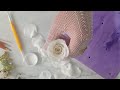 How to make fondant flowers without wires  cake decorating tutorials  sugarella sweets