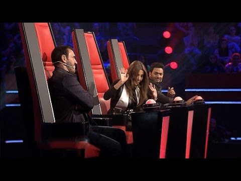 بالفيديو- انهمار دموع نانسي عجرم وإنسحابها من الاستيديو في رابع حلقات The Voice kids