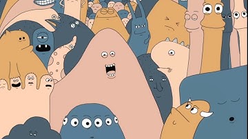 Procreate frame by frame animated doodle process