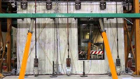 Window Precast Panel Cyclic Testing Drift 1%