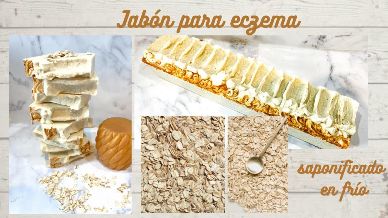 Cómo hacer JABÓN con AVENA para ECCEMA [FÓRMULA GRATIS✔️]