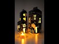 Milk carton haunted house craft