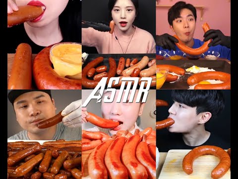 Video EATING CHEESE SAUSAGE MUKBANG. I Tổng hợp clip ăn xúc... - youtube