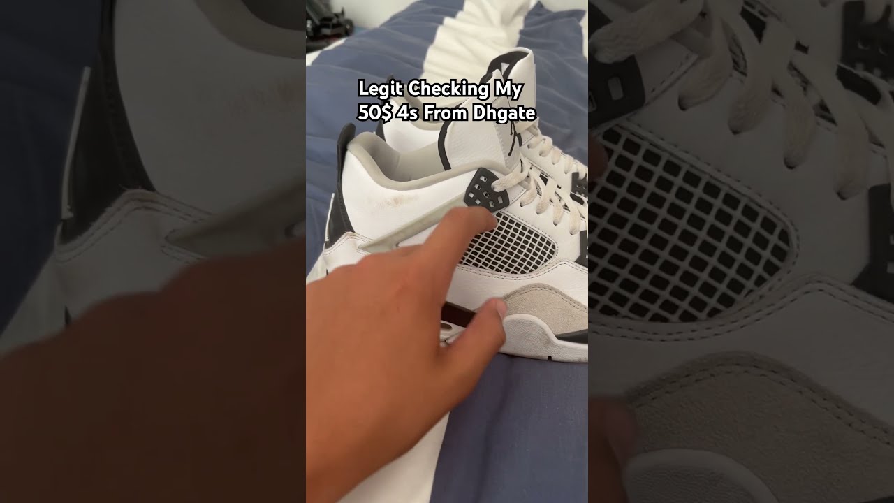 Legit Checking My 50 Jordan 4s From Dhgate Reps Dhg8 Drip Streetwear