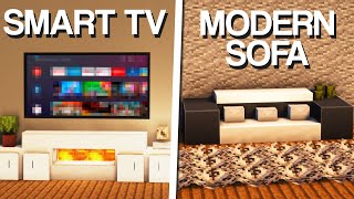 Minecraft: 10+ Living Room Build Ideas & Designs!