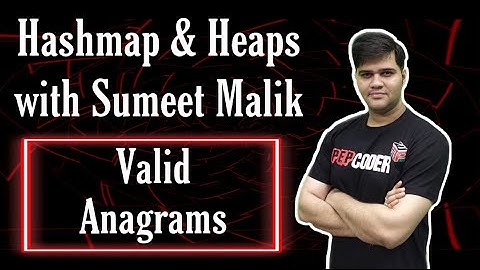 Valid Anagrams - Algorithm Explained in JAVA | Hashmap Interview Questions Playlist