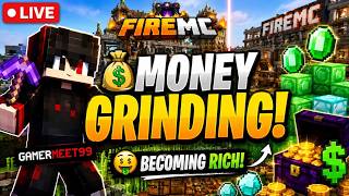 💰 FIRE MC MONEY GRINDING LIVE! | OP Money Farm 💸 | Survival SMP Hindi | FireMC Live #minecraft
