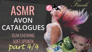 [ASMR] Flipping through a magazine - Avon Catalogues Pt.4 (Gum chewing, Soft spoken