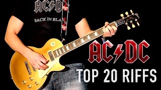 Top 20 AC/DC Riffs Medley chords