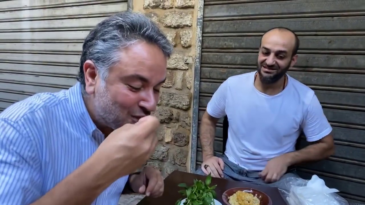 Authentic Foul & Hummus breakfast in Tyre’s Old Souk. A Beautiful Morning!