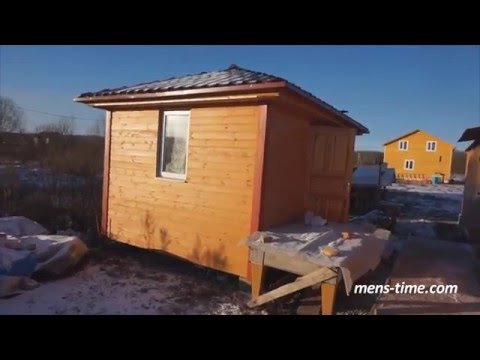 ч.10 Монтаж водосточной системы на бытовку