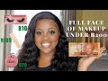 AFFORDABLE MAKEUP UNDER R200| BEGINNERS MAKEUP KIT| SOUTH AFRICA YOUTUBER