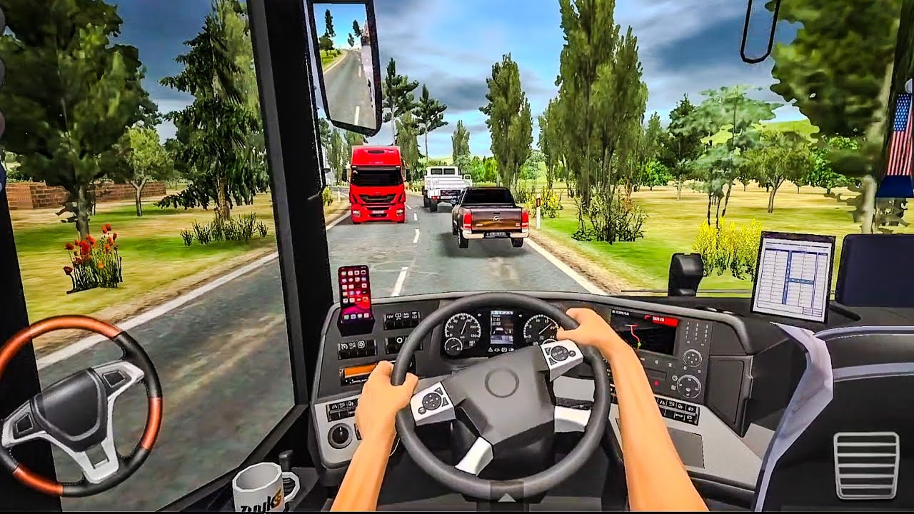 Coach Bus Driving Challenge | City bus Simulator ultimate #androidxim