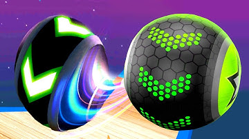 Sky Rolling Balls 🏈 Going Balls - All Level Gameplay Android iOS - NEW APK UPDATE - Ball Games