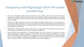 Hotel API | FlightsLogic