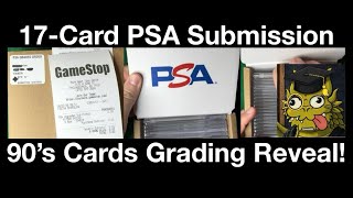 17-Card 90’s PSA Grading Reveal!