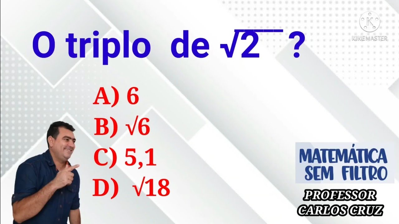 Como calcular o triplo da RAIZ QUADRADA? - YouTube