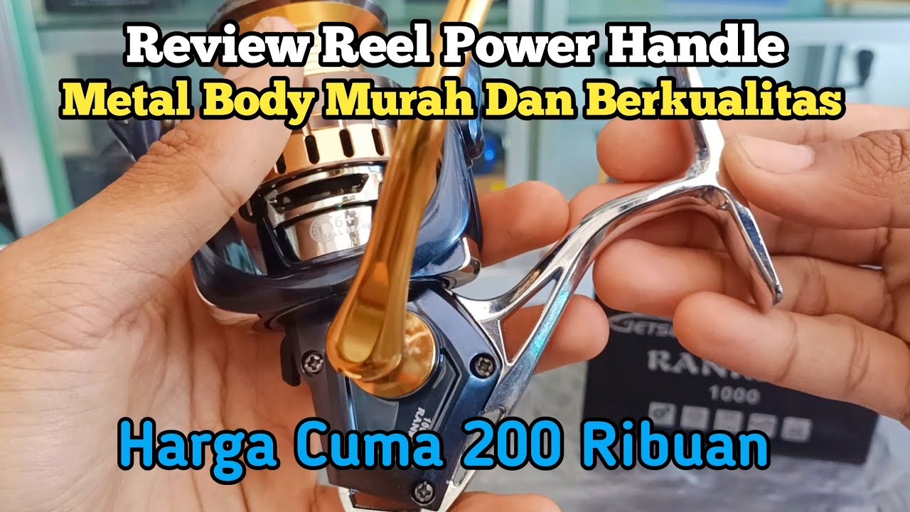Review Reel Power Handle Metal Body Murah Dan Berkualitas POBSE