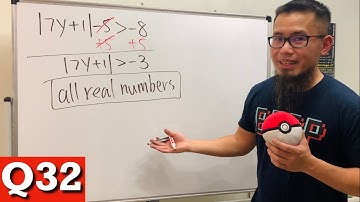 absolute value inequality (the greater than case) algebra tutorial