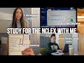 study with me for the NCLEX! *vlog* 🤍