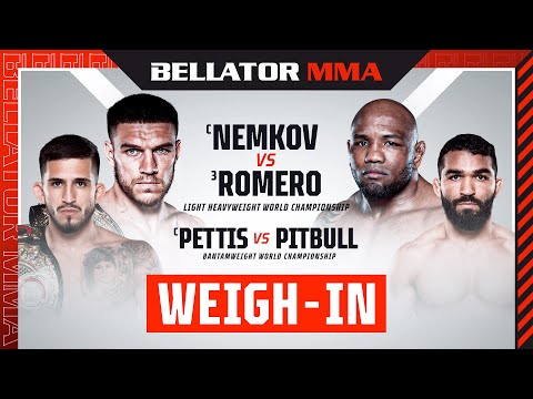 Weigh Ins - Bellator 297: Nemkov vs. Romero