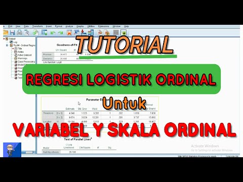 Regresi Logistik Ordinal+ Interprestasi Lengkap Utk Variabel Y Berskala Ordinal Lebih Dr 2 Kategori