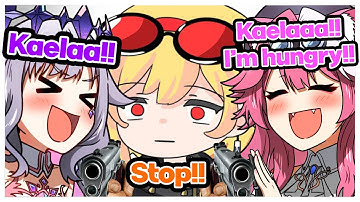 Kaela was Just Trying Her Best to Babysitting Biboo and Raora in Minecraft!!