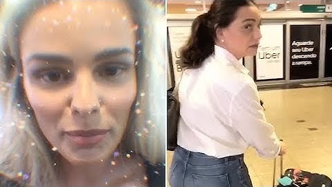 Yasmin Brunet relata susto com turbulência em voo e faz mãe sair de avião