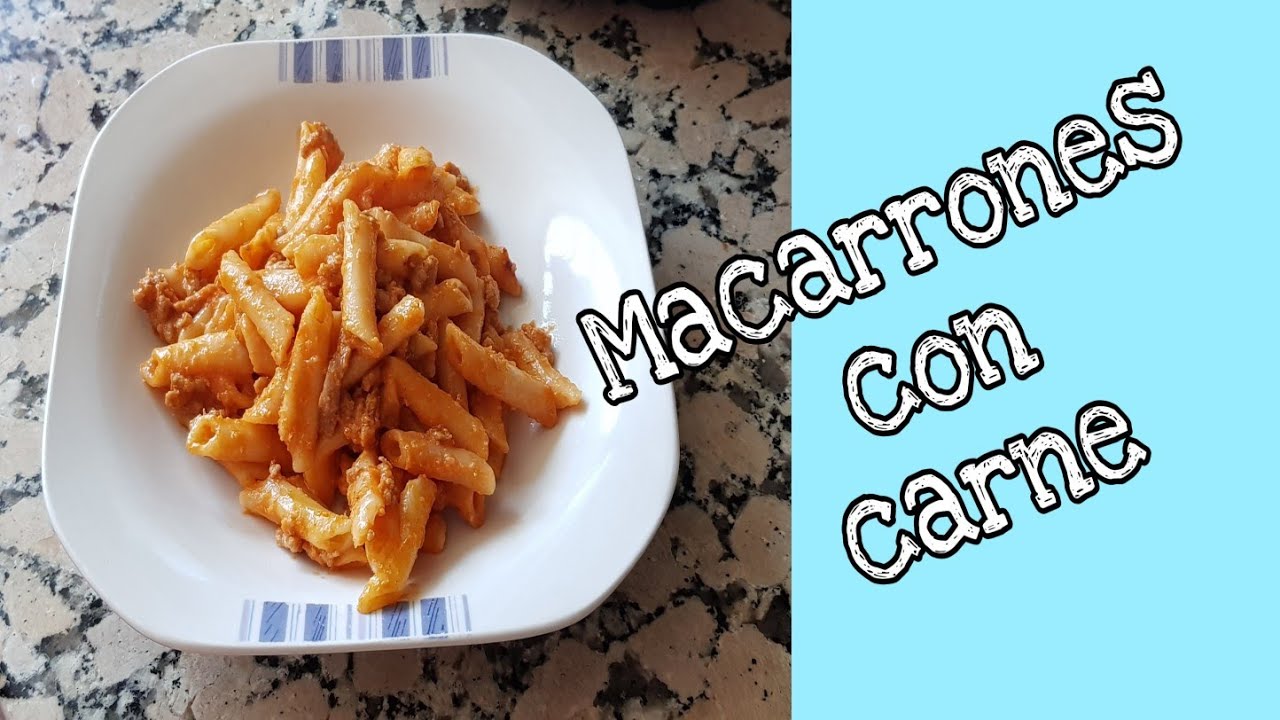 Hacer Macarrones con carne olla gm