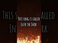 Into the Dark