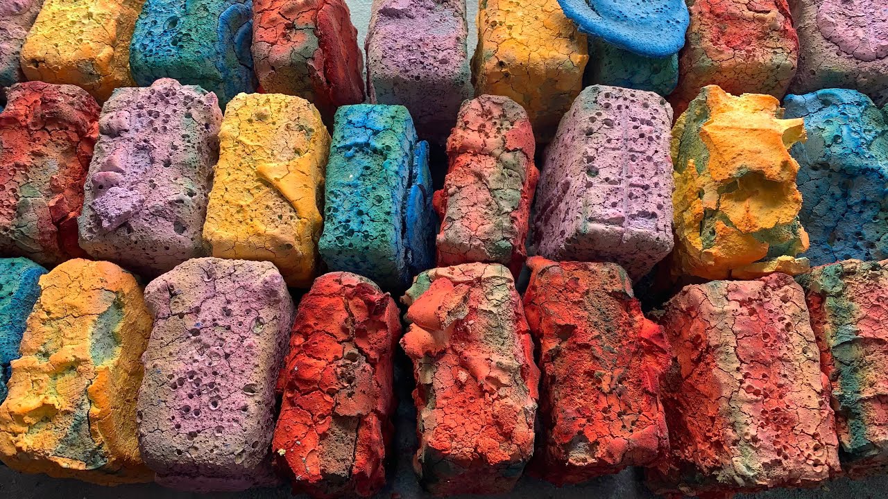 Colourful Pasted Gymchalk Reformed Blocks - YouTube