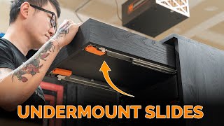 How to Install Blum Undermount Soft-Close Drawer Slides || Woodworking screenshot 5