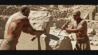 Stone alignment for pyramid 
