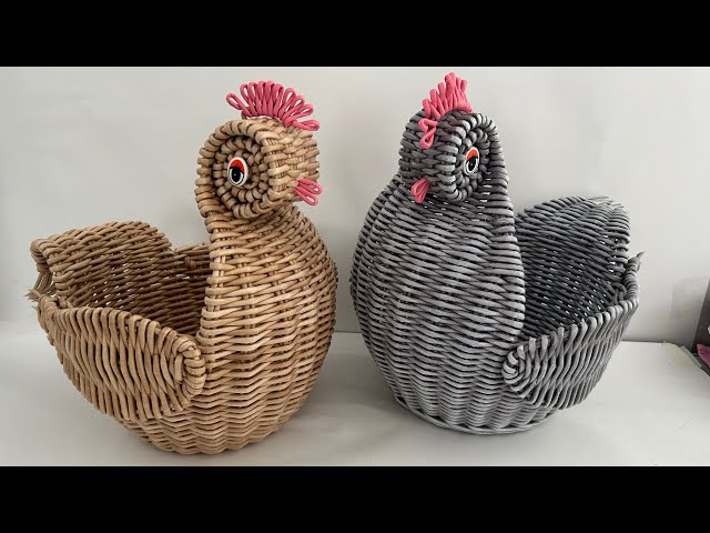 Пасхальные курочки из газетных трубочек (16 фото): мастер-класс плетения курицы из газет