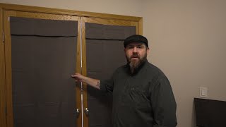 Blackout Door Curtain french doors or windows