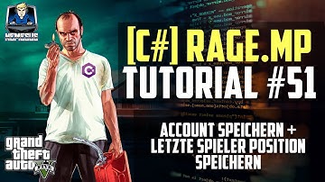 RageMP Scripting Tutorial #51 - Account/Spielerposition speichern  [C#/Javascript] [Deutsch]