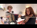 Kathryn Tickell in Karen Tweed’s house playing Lurand.