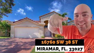 16760 SW 38 ST Miramar Florida 33027 - For sale - Property Walk Through