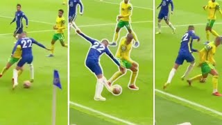 ABSOLUTE FILTH! Hakim Ziyech nutmeg during Chelsea 7-0 Norwich