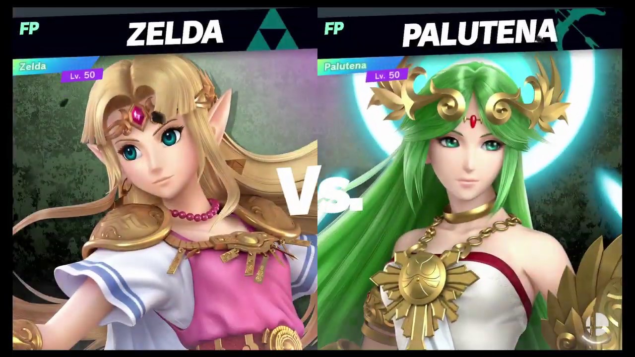 Super Smash Bros Ultimate Amiibo Fights Request #2557 Zelda vs Palutena ...