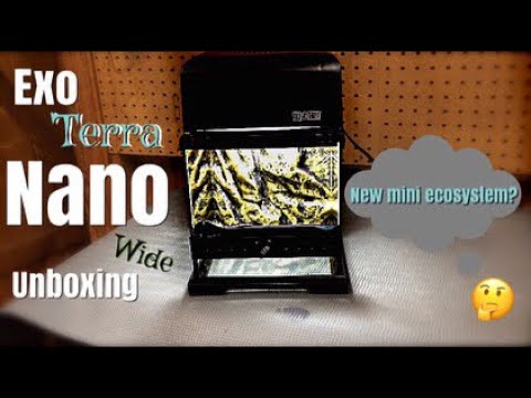 Exo Terra Nano Wide Unboxing Youtube