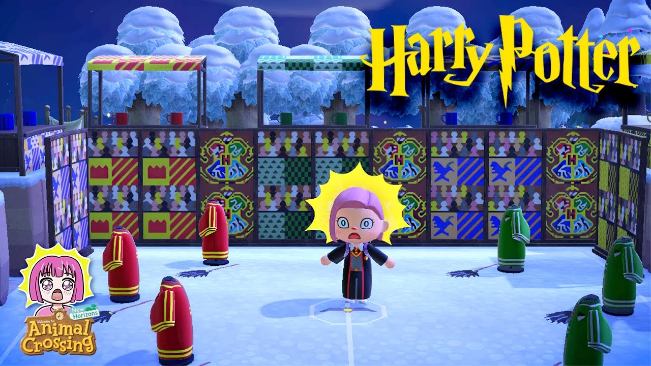 JE VISITE l'ILE HARRY POTTER SUR ANIMAL CROSSING ACNH YouTube
