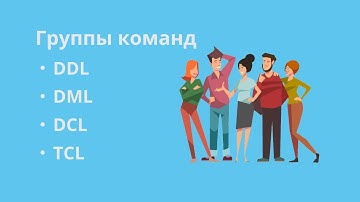 Группы команд SQL (DDL, DML, DCL, TCL)
