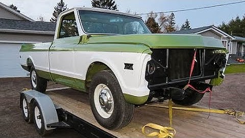 1972 Chevrolet C20 Cheyenne Super 400 Restoration Project