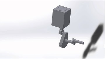 SolidWorks basic Piston Cylinder Assembly Animation