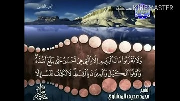 سورة الأنعام - من آية ( 152 ) إلى آية ( 157 ) - للقارئ : محمد صديق المنشاوي .