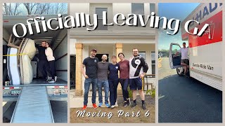 Finally Moving Home, Our Home Sold! Our last hours in Georgia Packing Up the UHaul | Moving Part 6