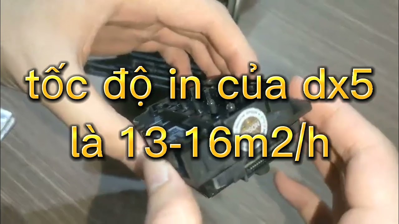 So sánh đầu phun i3200 và dx5 - youtube