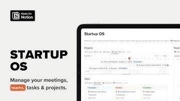 Notion Startup OS Template