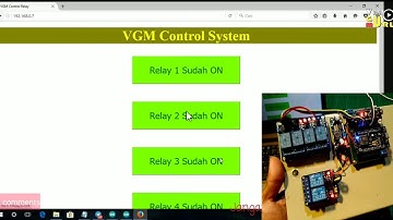 🔴Live esp8266 Webserver Control Relay Via Website melalui Jaringan WiFi